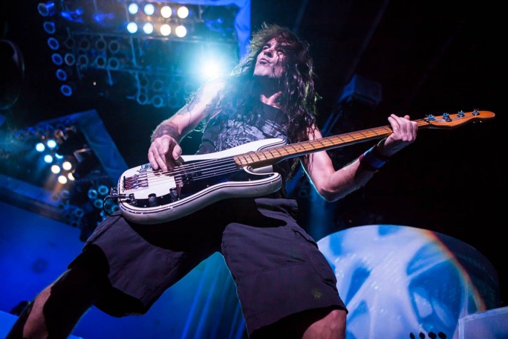 Post-reunion Iron Maiden live. Photo by Adam Wills.