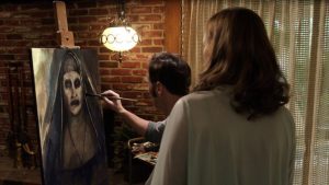 nun still from The Conjuring 2