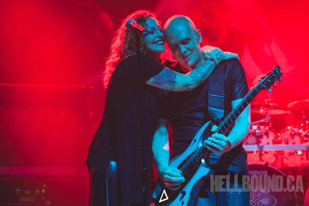 Anneke van Giersbergen and Devin Townsend at ProgPower 2016