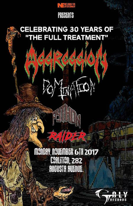 Aggression concert poster