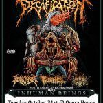 Cattle Decapitation Halloween 2017 event poster. Credit: Inertia Entertainment.