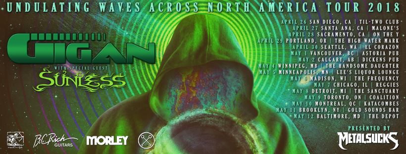Gigan & Sunless in Toronto, May 2018