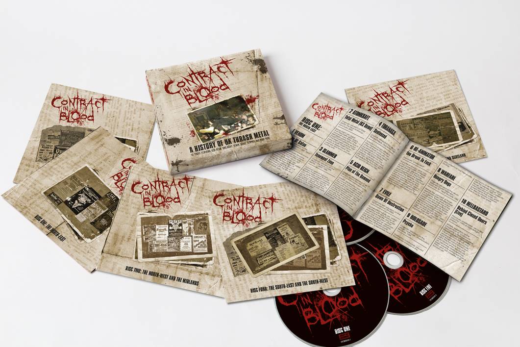 Various Artists – Contract In Blood: A History of UK Thrash Metal boxset