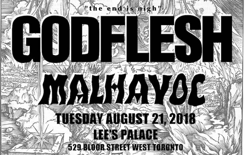 Godflesh + Malhavoc in Toronto, 21 August 2018