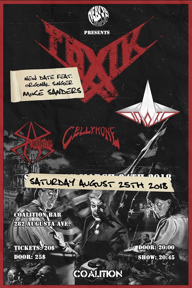 Toxic live in Toronto, August 2018