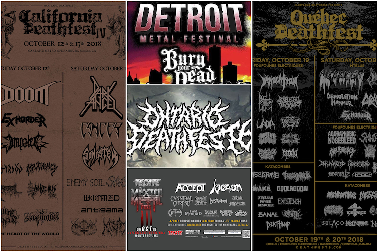METAL EVENTS YOU DON’T WANNA MISS – FALL 2018