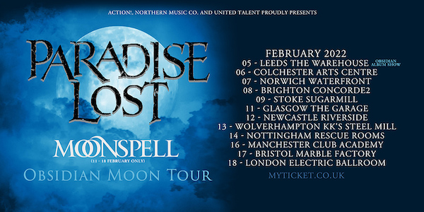 Paradise Lost & Moonspell – Glasgow, UK