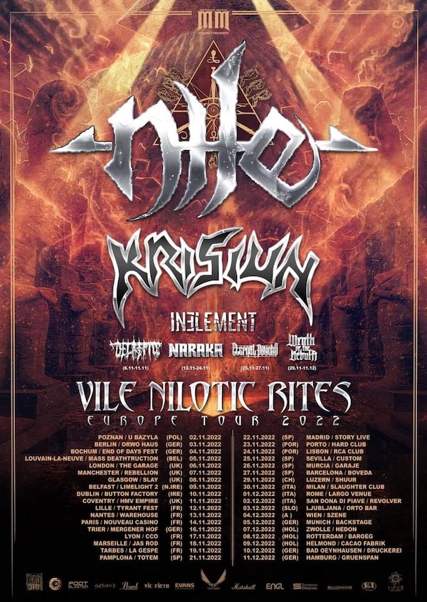 Nile & Krisiun Live in London at The Garage, November 6th 2022