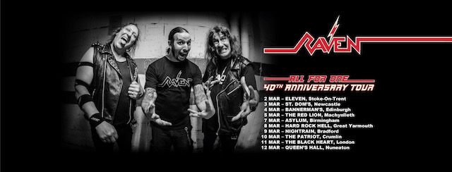 Raven – Glasgow, UK – March 4th, 2023